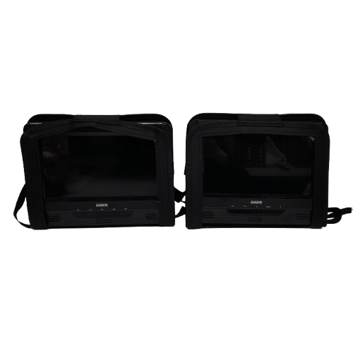 Laser LASER-PT9-DUALD 9″ Portable Dual-Screen DVD Player in Box No Remote (MR)