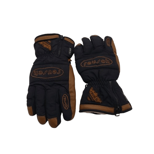 Reush Gloves, Goretex Insulation – Black/Camel