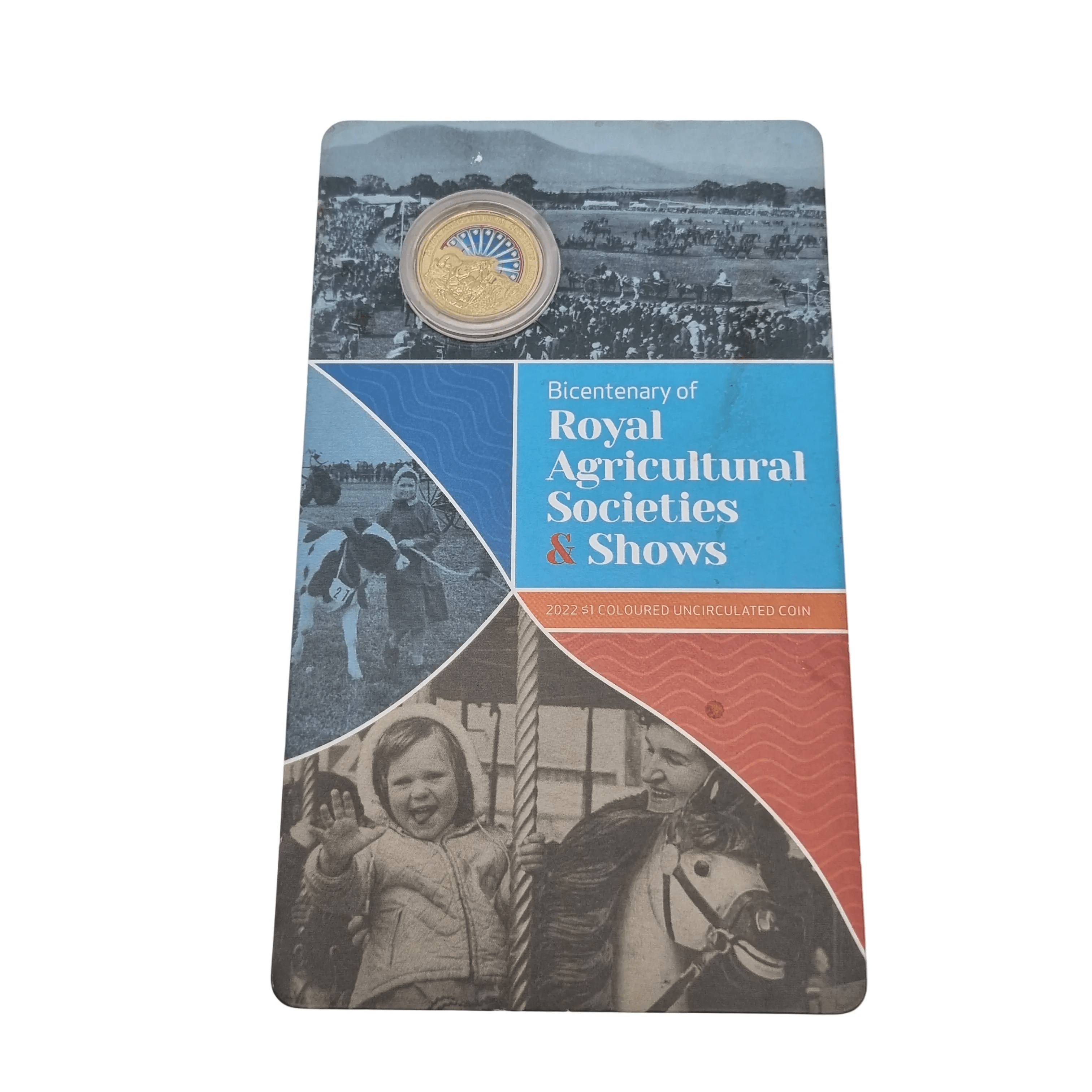 2022 $1 Bicentenary of the Royal Agricultural Society Coloured UNC Coin