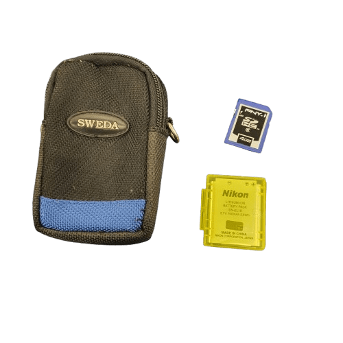 Nikon Coolpix S3500 Compact Digital Camera, Black, With Box, Soft Case, SD, Charger, Battery, Manual, CDs (MR 1346237)