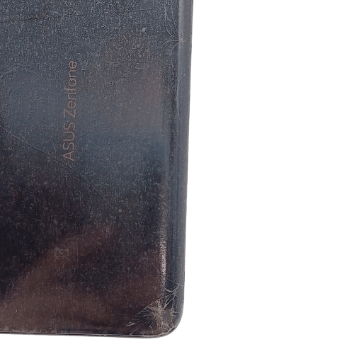**SOLD AS IS** Asus Android Zenfone 8 Mobile Phone, Black, 256GB Storage, Unlocked, Cracks On Back (Shown In Pictures) **SOLD AS IS** (LE 1347755)