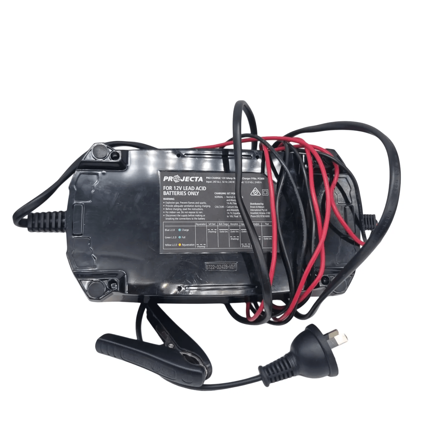 Projecta Battery Charger PC800 – Black (with Box)  (WR 1356318)