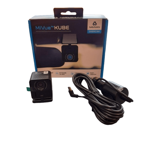 Navman MiVue Kube Dashcam, 1080p, MicroSD Slot (Card Not Included), USBC Connectivity, Sealed In Box With Charger
