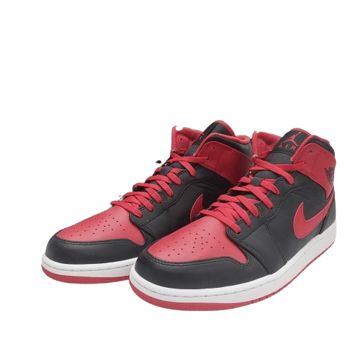 Nike Air Jordan 1 Mid – Size 13 Black Fire Red White (With Box) ‘Alternate Bred’