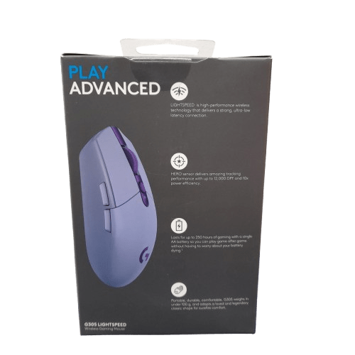 Logitech G305 LIGHTSPEED Wireless Gaming Mouse Lavender Like New (JN)