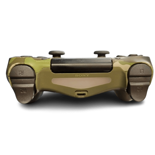 Sony Playstation 4 Dualshock 4 Wireless Controller (V2), Camo Green, With Lightbar, Wear + Tear, Controller Only (WR)