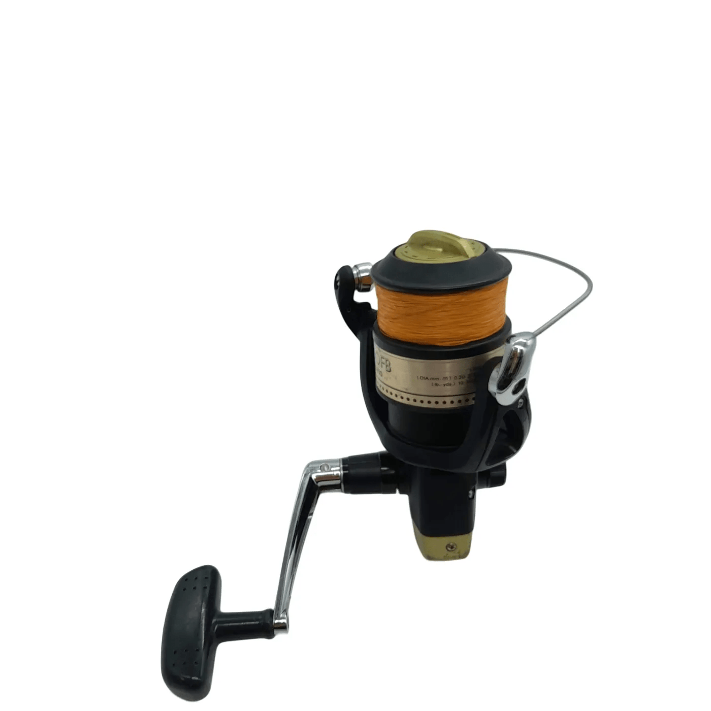 Shimano Reel – Fishing 6000FB Hyperloop Black/Gold with Orange Line (WR 1353300)