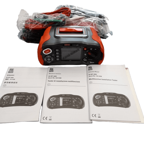 RS Pro Insulation Tester MT-6600 with accessories