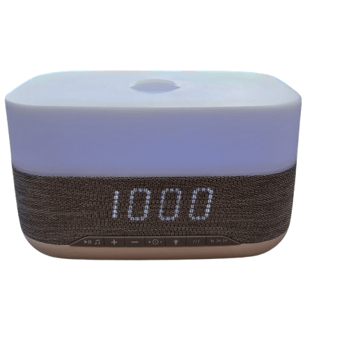 Laser Ambient Diffuser Clock Radio AO-ADSP-924, Very Good Condition, With Box & AC Adaptor