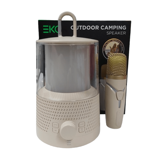 Eko Outdoor Camping Speaker – Includes Microphone and Flashlight