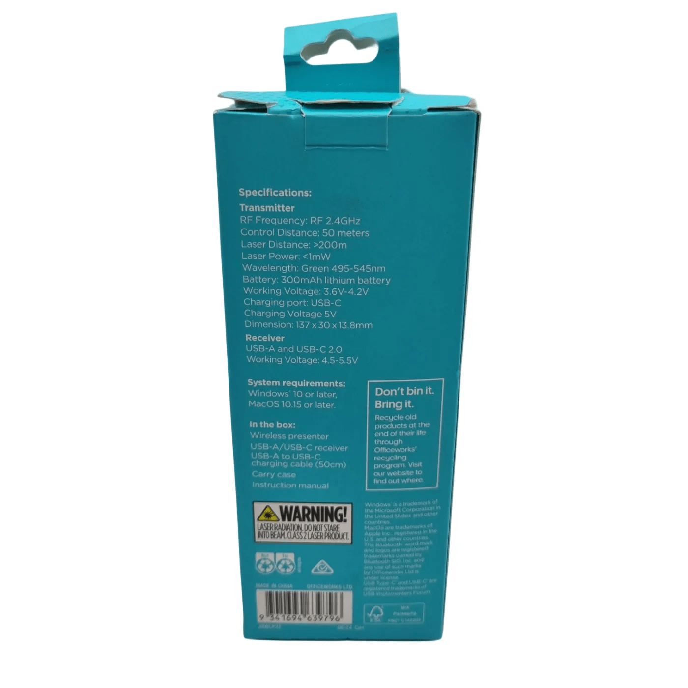 Digital Laser Presenter Grey (JBWLP22) In Box Case