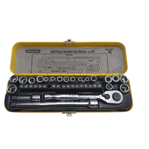 Stanley Socket Set In Yellow Metal Case – NA 1355166
