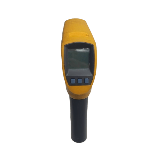Fluke 568 IR Thermometer, Yellow, Good Condition Some Dirt, With Hard Case, USB Cable, K-Type Thermocouple Probe, Manual (NA 1284556)
