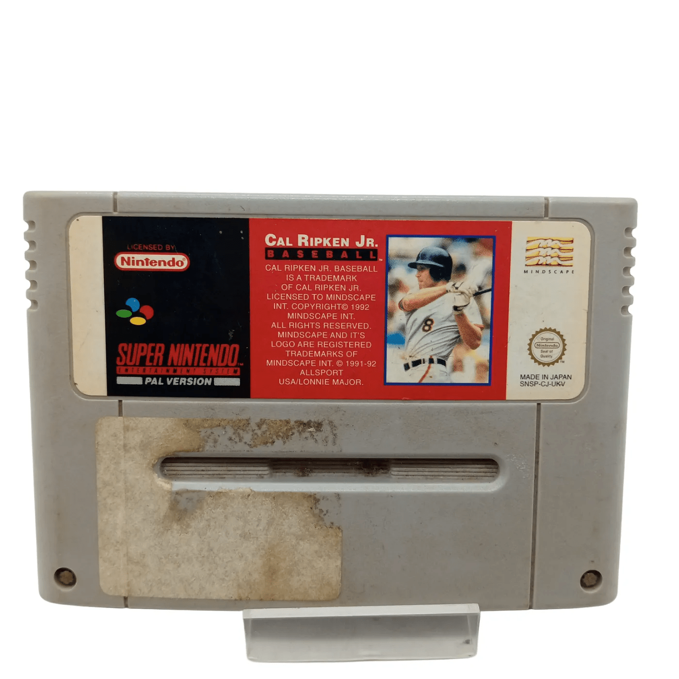 Cal Ripken Jr. Baseball – Super Nintendo Game (Grey Cartridge Only)   (WR 1349930)