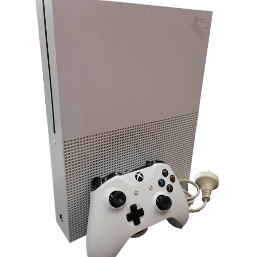 Microsoft Xbox One S with Power Cord and Controller