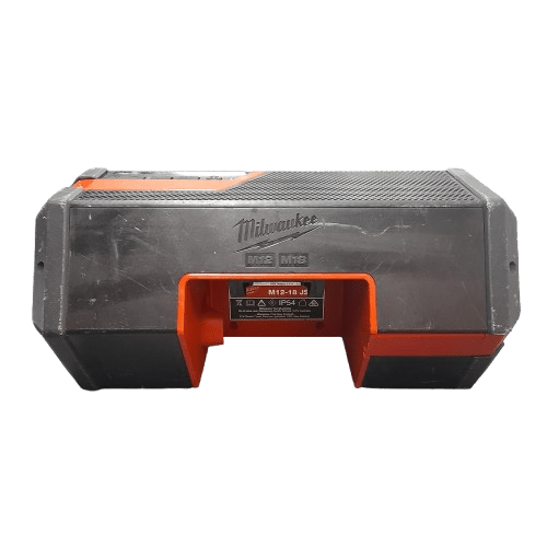 Milwaukee M12-18JSSP-0 12V – 18V Li-ion Cordless Bluetooth Jobsite Speaker – Skin Only
