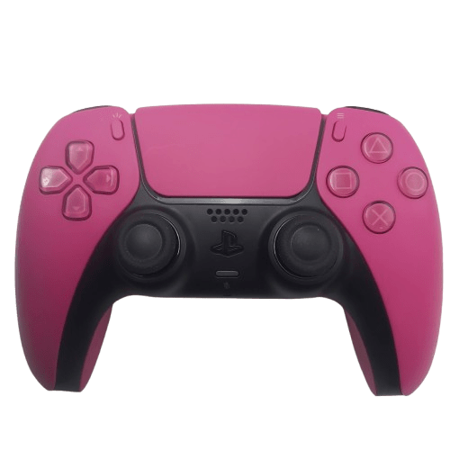 Sony PlayStation 5 Console – CFI-1202A White Disc Edition with Base, Pink Controller, HDMI & Power Cord