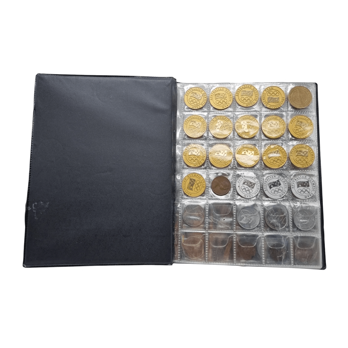Assorted Coin Collection Album – Mixed Coins in Display Binder (WR 1342416)