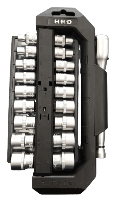 HRD H38VS20 20PCE 3/8″ DRIVE SOCKET SET