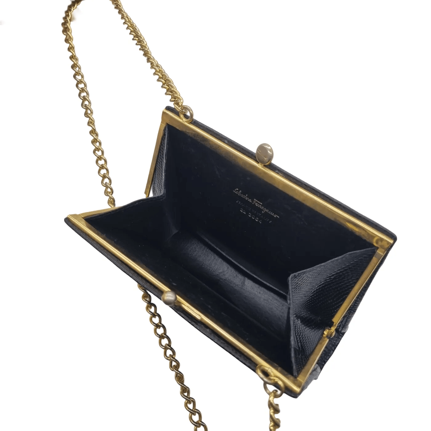 Salvatore Ferragamo Vara Leather Shoulder Bag (WR 1346532)