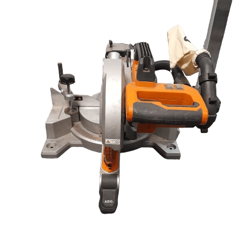 AEG 1800W 254mm Dual Bevel Slide Compound Mitre Saw With AEG Mitre Saw Stand/Trolley **PICK UP ONLY**