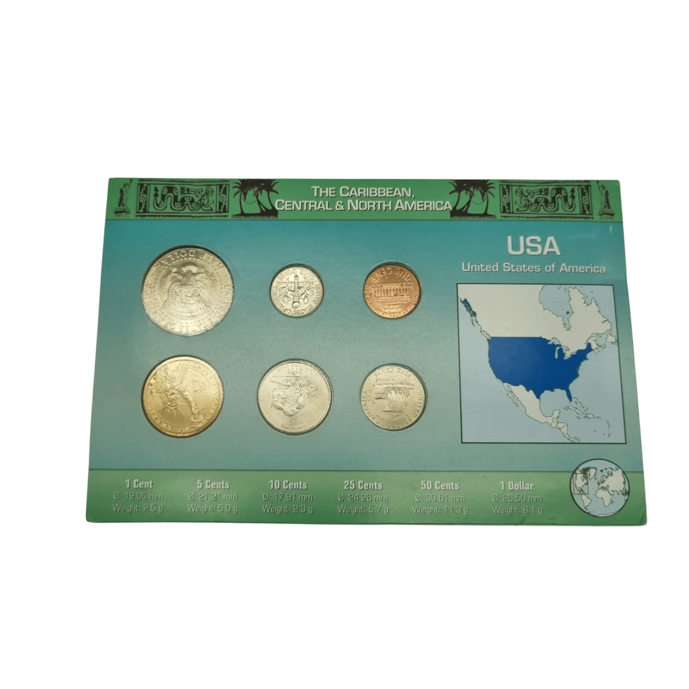 The Caribbean, Central & North America – USA Coin Set