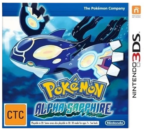 Pokemon Alpha Sapphire Nintendo 3DS in case (NA)