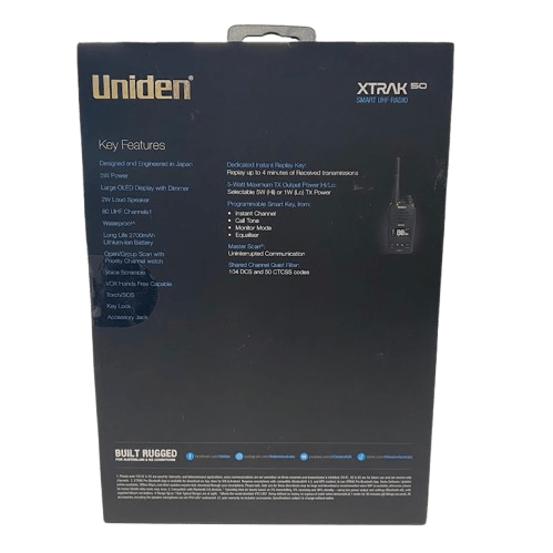 Uniden XTRAK 50 Smart UHF Radio (NG1355847)