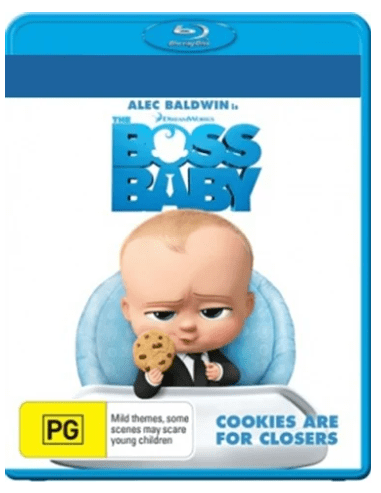 Boss Baby Blu Ray Average Condition