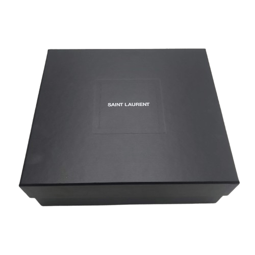 YSL Saint Laurent Black Leather Camera Dust Bag (NA 1356302)