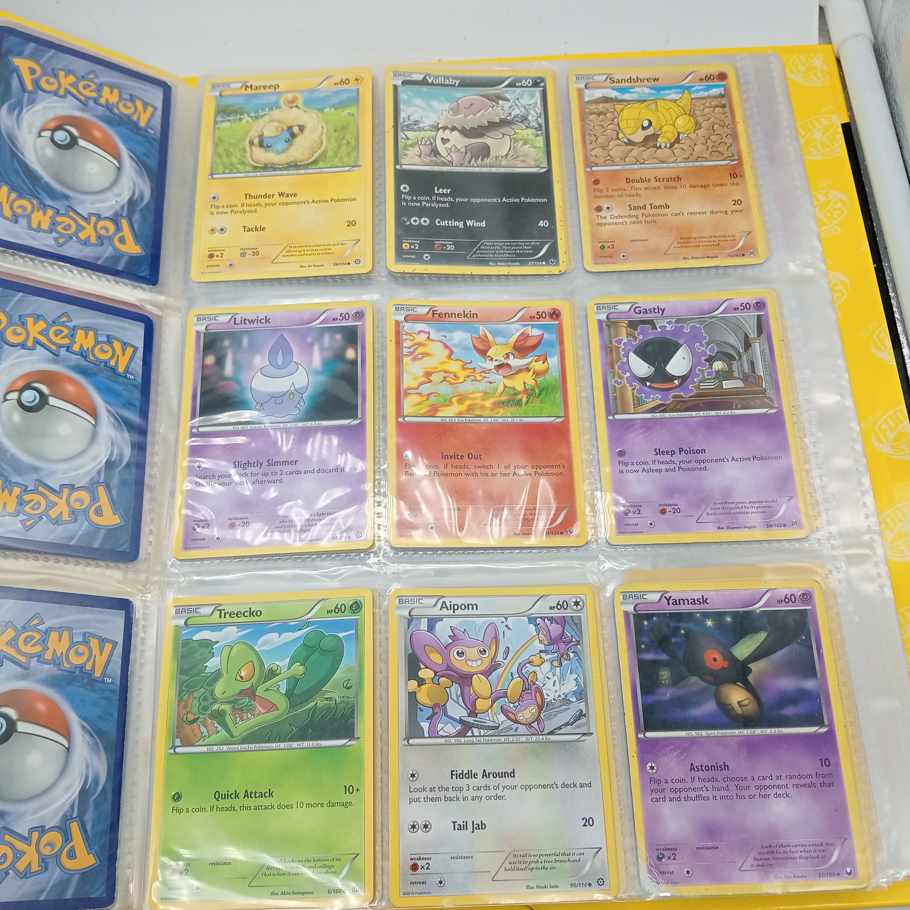 Estimated 125 Assorted Pokemon Cards In AFL Album Includes:  Common & Energy Cards (WR 1343495)
