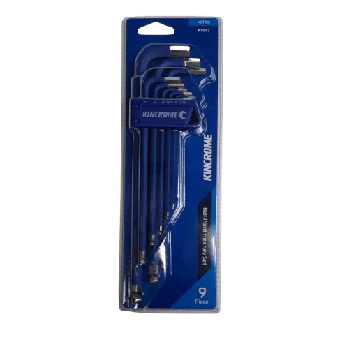 Kincrome 9-Piece Ball Point Hex Key Set (JN)