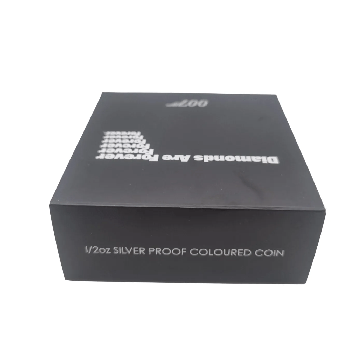 Diamonds Are Forever 1/2 oz Silver Proof Coloured Coin – Perth Mint Australia – James Bond 007 Collector’s Edition