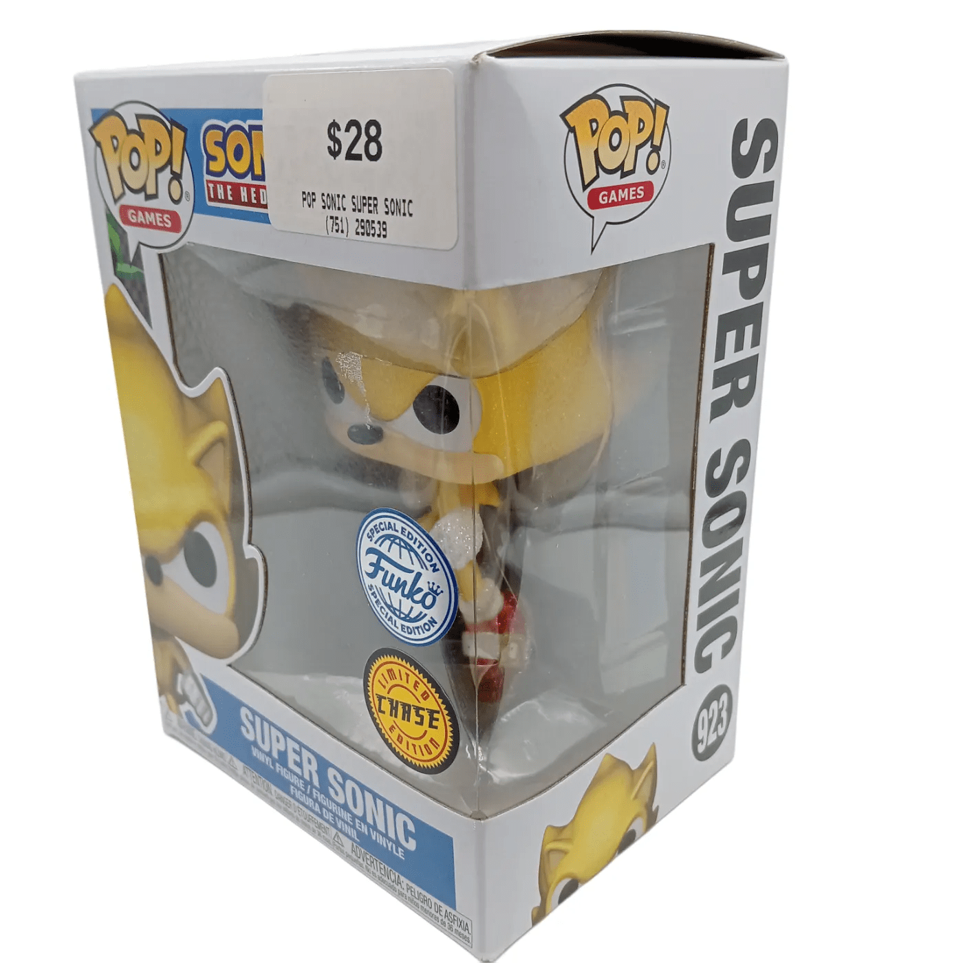 Funko Pop! Sonic the Hedgehog Super Sonic #923 (WR 1355942)