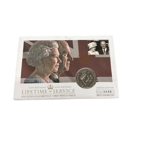 Lifetime of Service Coin. Her Majesty the Queen and Prince Phillip.