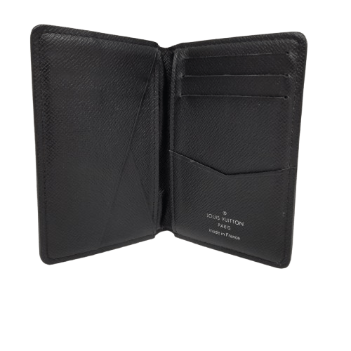 Louis Vuitton N63143 Damier Graphite Canvas Pocket Organiser with Box and Certificate of Authenticity (LN)