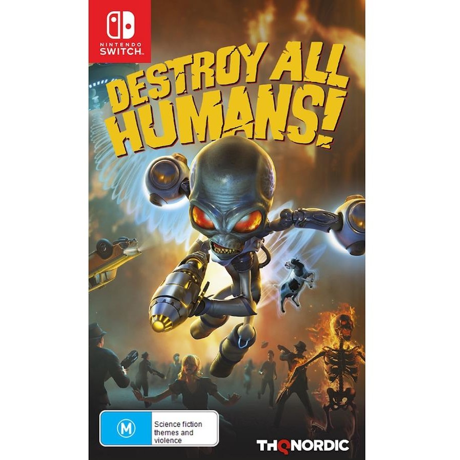Nintendo Switch Destroy All Humans Game – No Case Or Manual