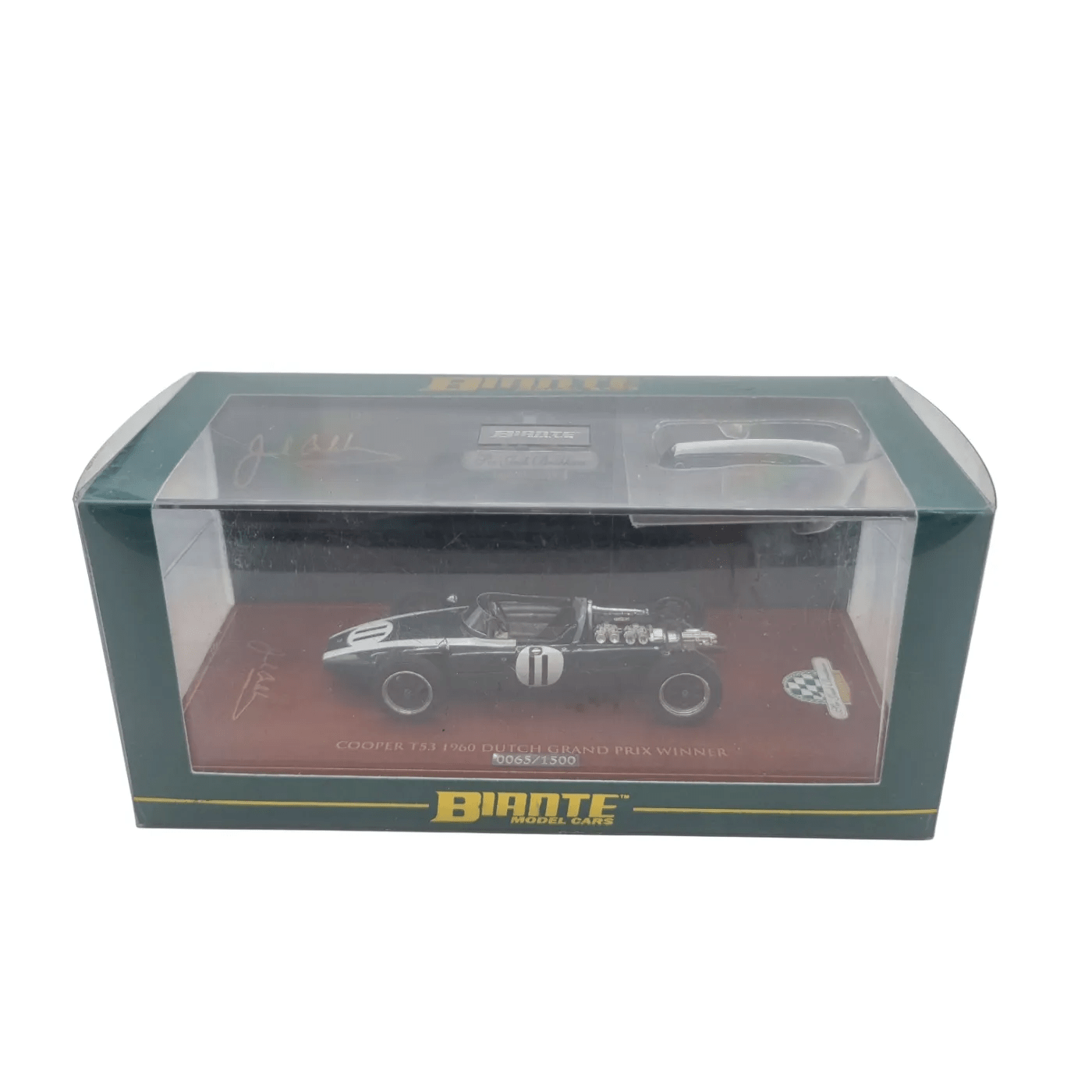 Biante Model Car: Cooper T53 1960 Dutch Grand Prix Winner #0065/1500 *In Plastic Case*
