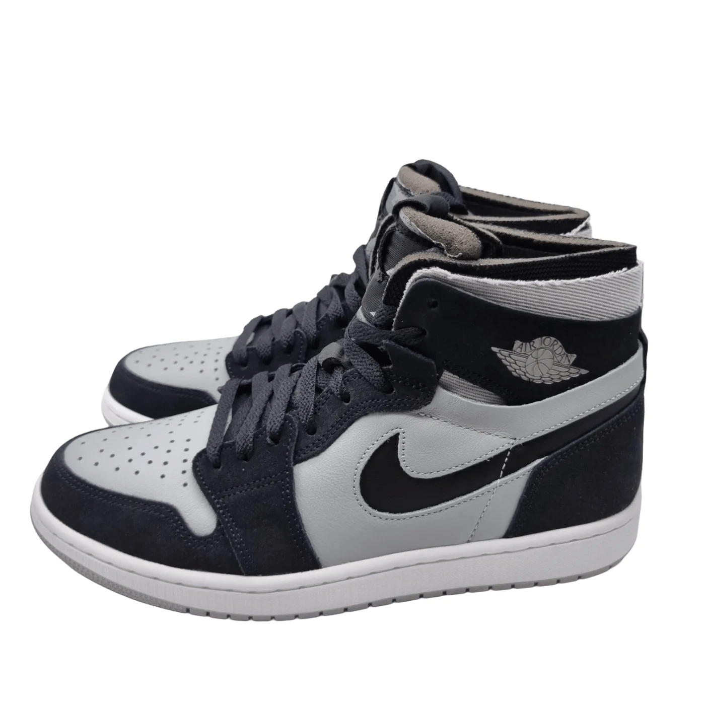 Nike Air Jordan 1 Retro 1 Zoom Black Smoke Shoes – Size: US 9 With Box