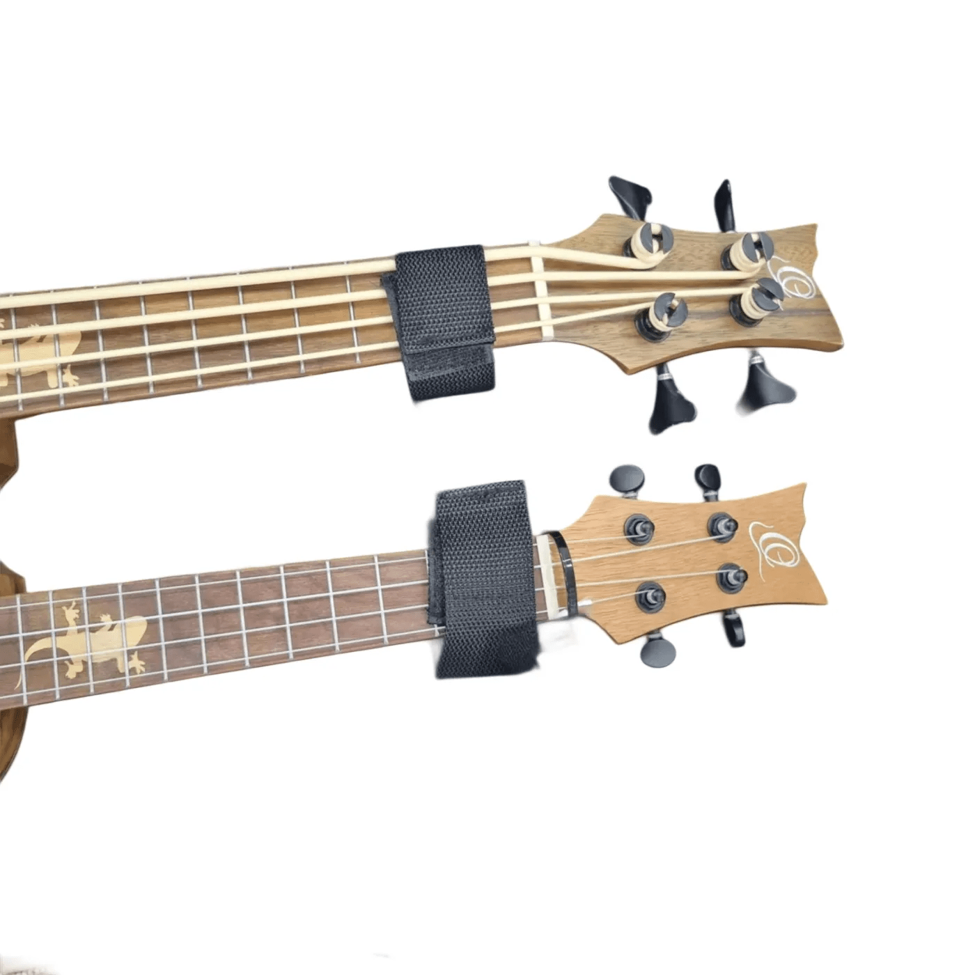Ortega Guitars Hydra Custom Built Series Double Neck Tenor Acoustic-Electric Ukulele & Uke-Bass + Bag
