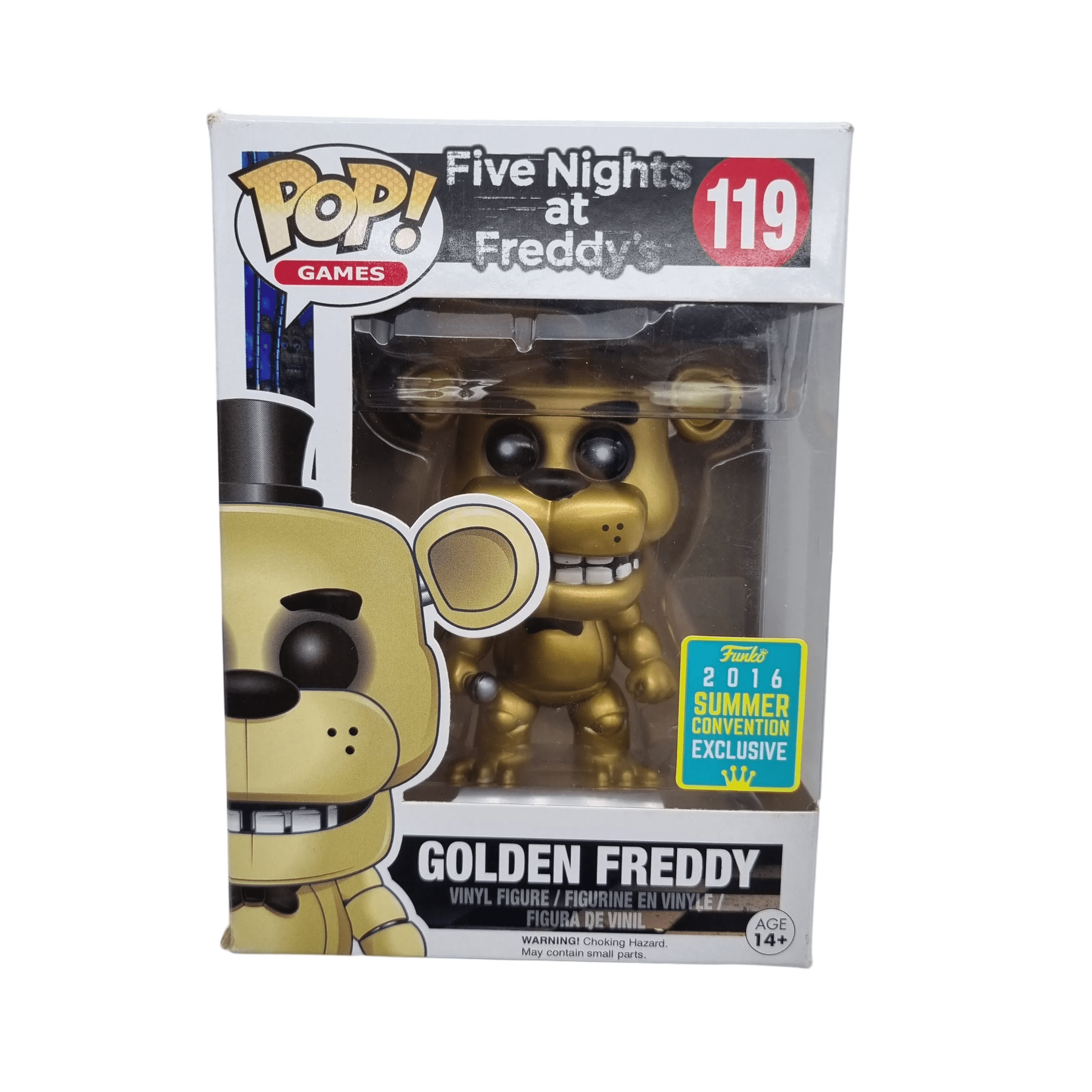 Funko POP! Vinyl Figurine – Five Night at Freddy’s #119 Golden Freddy – 2016 Summer Convention Exclusive Limited Edition