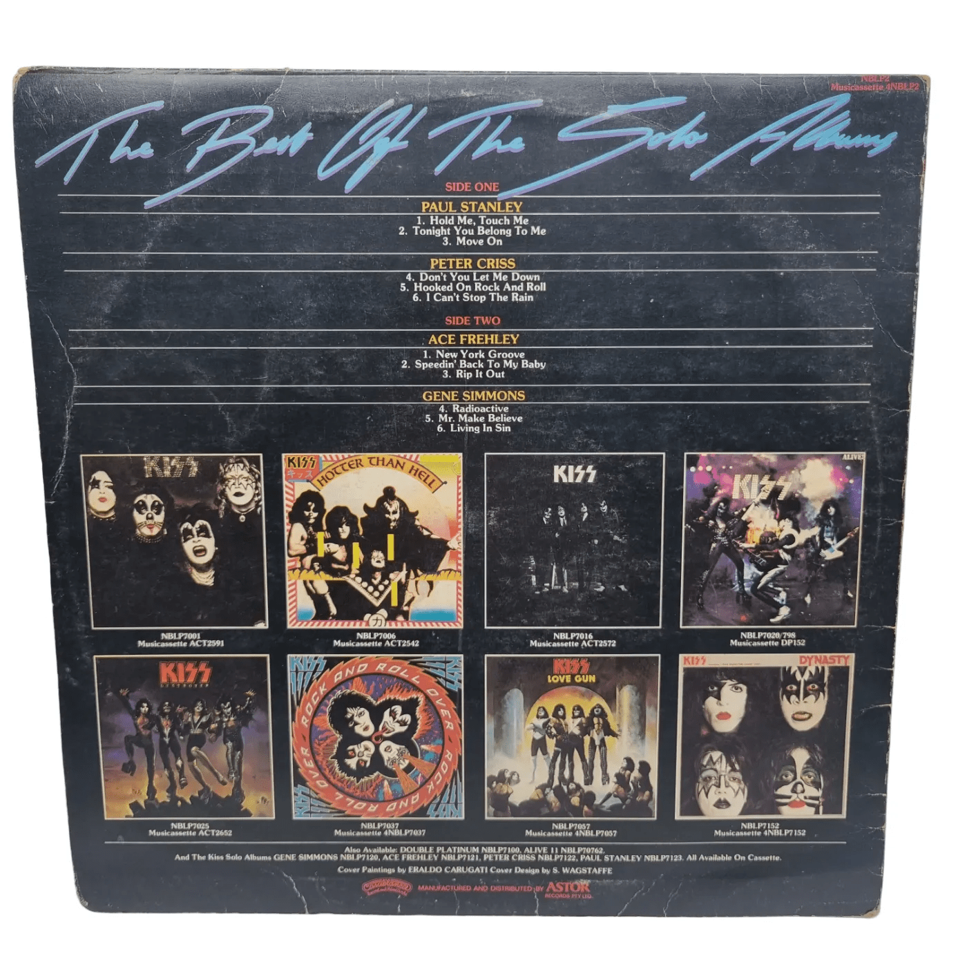 KISS  The Best Of The Solo Vinyl Record