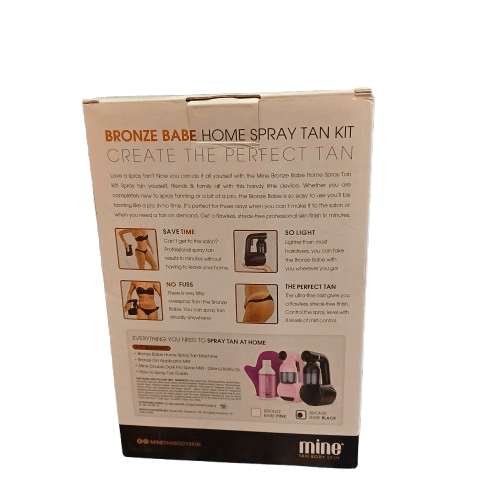 Minetan Bronze Babe Home Spray Tan Kit – Black (LE)