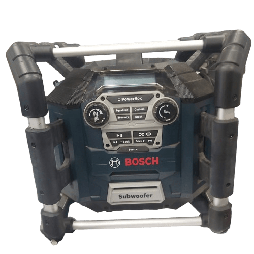 Bosch Radio GML 18V Li Blue Bluetooth, FM Radio and Aux Speaker