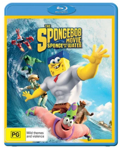 The Spongebob Movie : Sponge Out Of Water Blu Ray – Very Good Condition