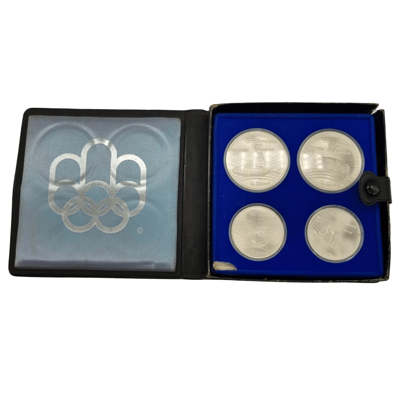 1976 Montreal Olympic Games Silver Coin Set – In Original Case