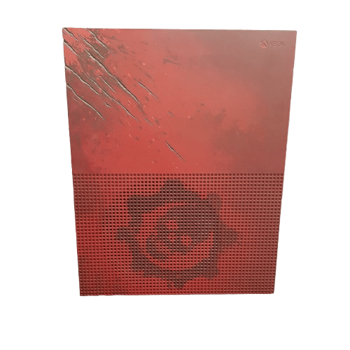 Microsoft Xbox One S Limited Edition Gears of War With 1 x Controller and Power Cord.
