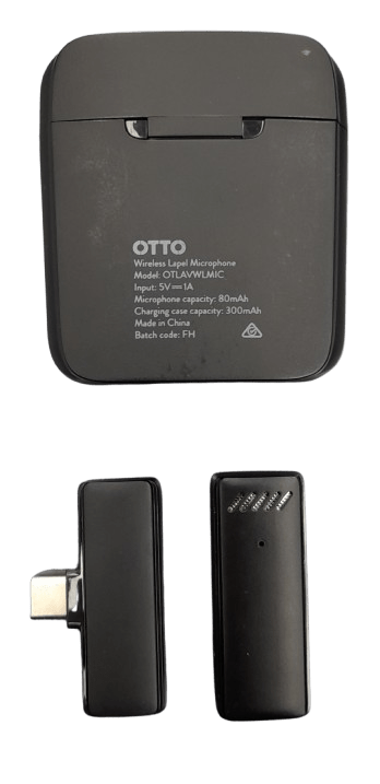 Otto OTLAVWLMIC Wireless Lapel Microphone with Accessories