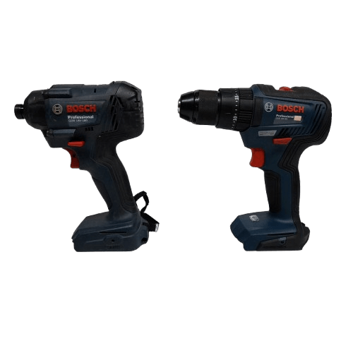 Bosch Professional GSB 18V-5V Drill Driver and GDR 18V-160 Impact Driver Tool Kit with 2 Batteries and Charger