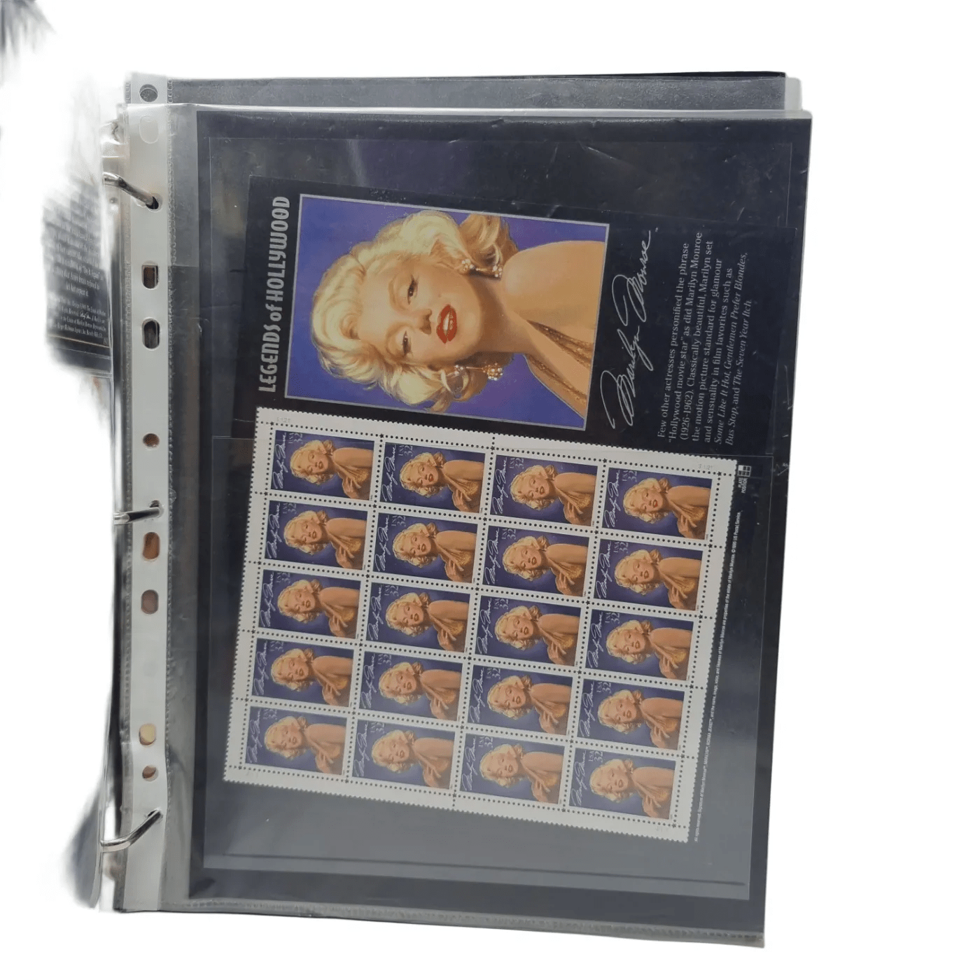 Marilyn Monroe Collector Mini Card Set – 1993 Series 1, 1995 Series 2 & 1996 Series 3 in Black Album (WR 1339089)